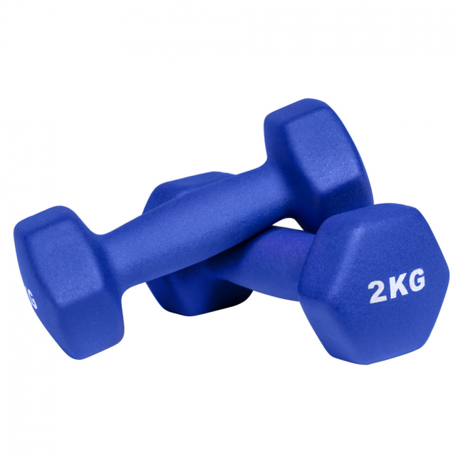 Гантель Profit MDK-101-4 (1 кг) синий - фото2