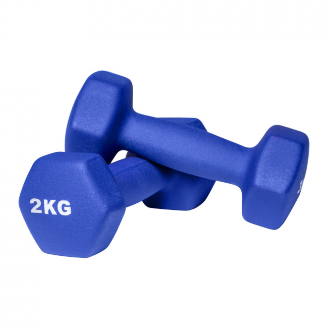 Гантель Profit MDK-101-4 (1 кг) синий - фото3
