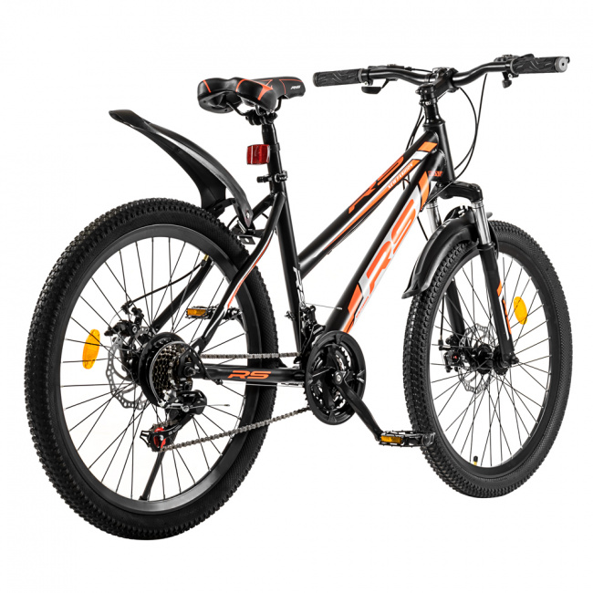 Горный велосипед RS Bandit 24 (черный/оранжевый) - фото5