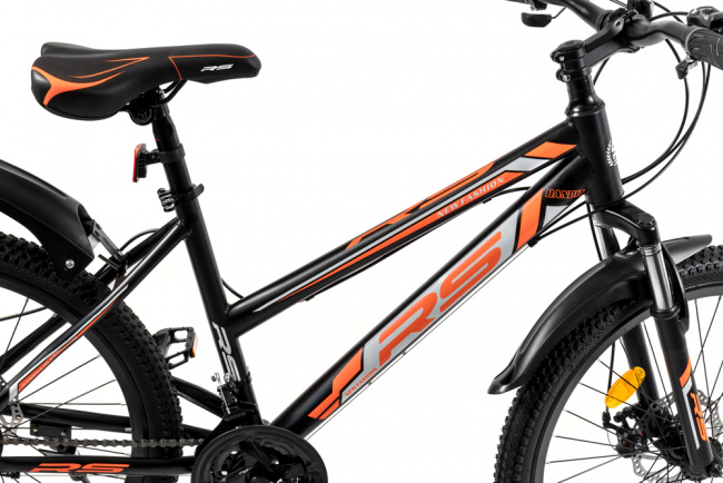 Горный велосипед RS Bandit 24 (черный/оранжевый) - фото10