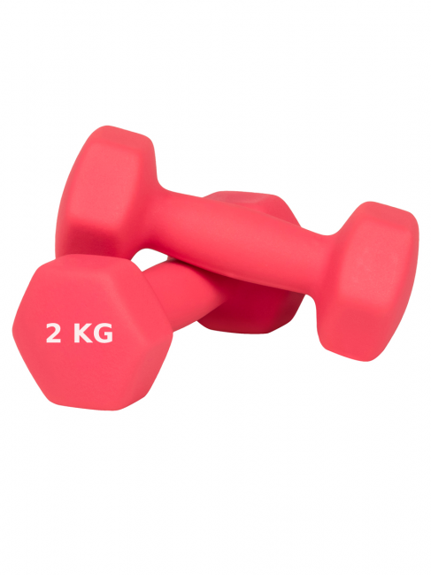 Гантель Profit MDK-101-4 (2 кг) розовый - фото2