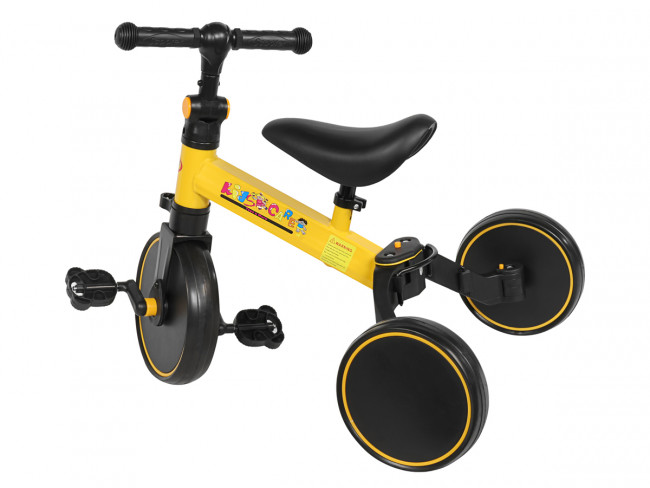 Детский велосипед-беговел Kid's Care 003 (желтый) - фото2