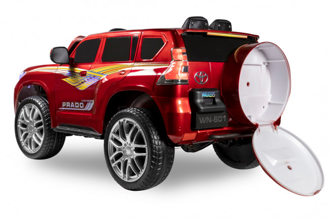 Детский электромобиль Kid's Care Toyota Land Cruiser Prado 4х4 (красный paint) УЦЕНКА - фото4