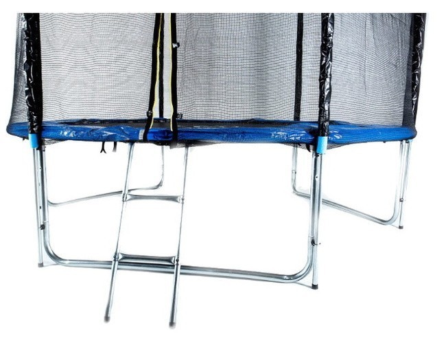 Батут FunFit 312 см - 10ft PRO (Усиленные опоры) с внешней сеткой и металлической лестницей - фото3