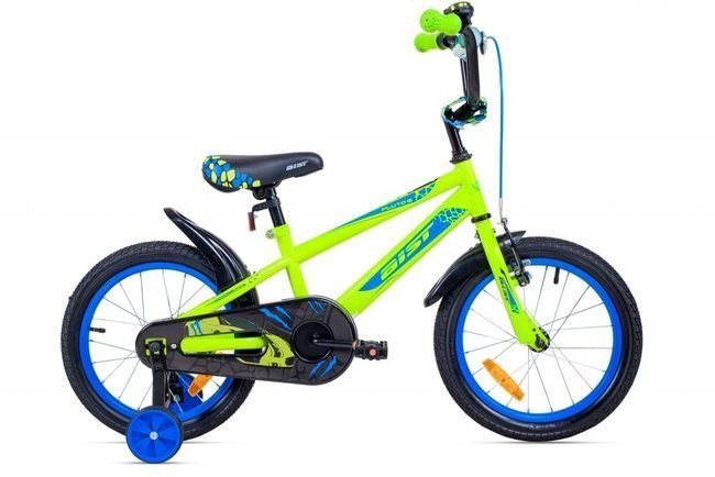 Детский велосипед Aist Pluto 16 (зелёный) - фото