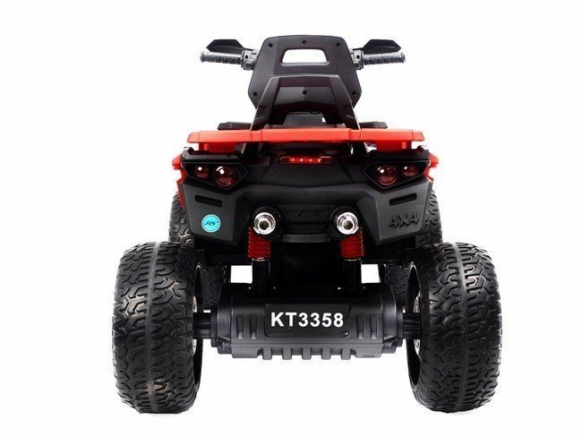 Детский электромобиль RS Qadro 4x4 (чёрно-красный) - фото3